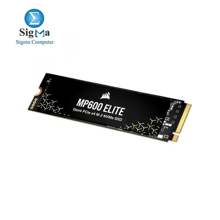 Corsair MP600 Elite 2TB M.2 PCIe Gen4 x4 NVMe SSD – M.2 2280 – Up to 7,000MB/sec Sequential Read – High-Density 3D TLC NAND – Black
