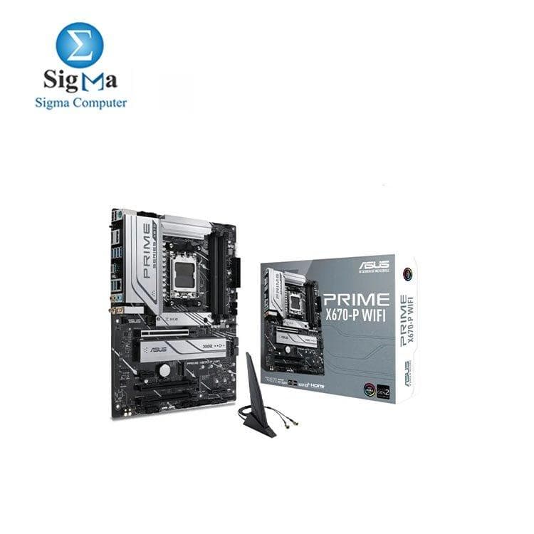 لوحة أم اسوس PRIME X670P WIFI DDR5 90MB1BV0-M0EAY0