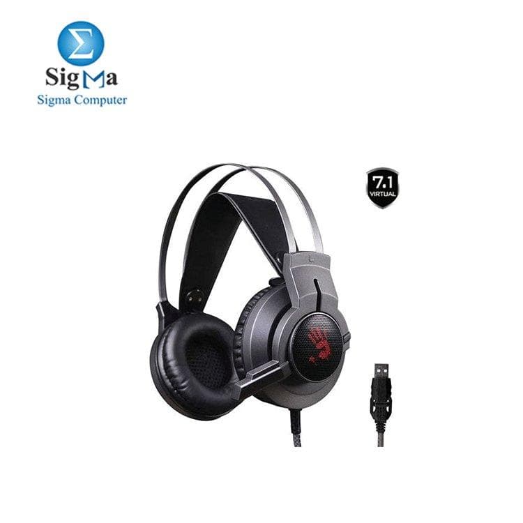 سماعة جيمنج Bloody G437 RGB Glare بصوت محيطي افتراضي 7.1