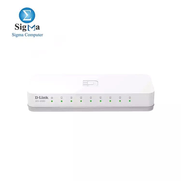 D-LINK DES-1008C 8-Port 10/100 Mbps Unmanaged Switch