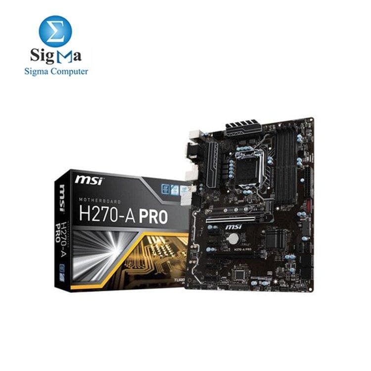 لوحة أم H270-A PRO LGA 1151 - تدعم 2-Way CrossFireX - ATX