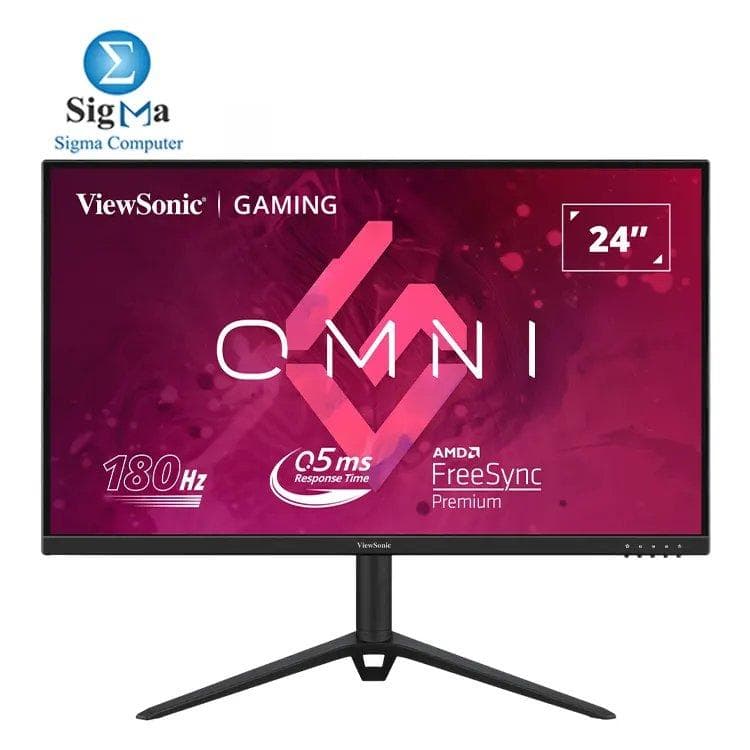 VIEWSONIC 24 VX2428J 24” FHD Fast IPS, 180Hz, 0.5ms MPRT, sRGB 104, HDR10, FreeSync Premium, AdaptiveSync, 2x HDMI, DP