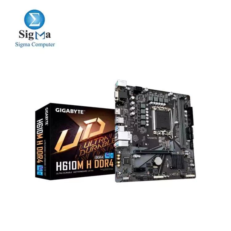GIGABYTE H610M H DDR4	Socket LGA 1700 Motherboard