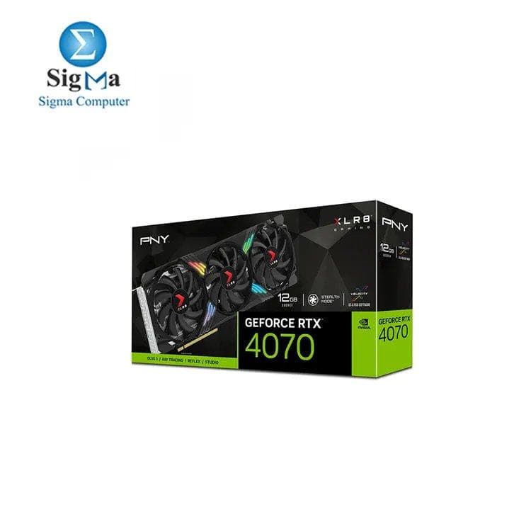 PNY NVIDIA GeForce RTX 4070 VERTO EPIC-X RGB Graphics Card