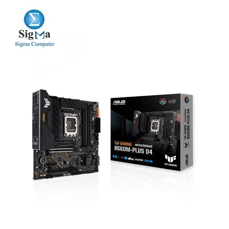 ASUS TUF GAMING B660M-PLUS D4 motherboard