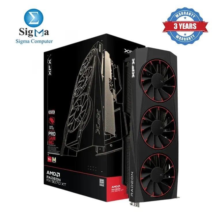 XFX RX 9070XT Quicksilver Magnetic – RDNA 4, 16GB GDDR6, Boost up to 2970MHz, PCIe 5.0, Triple Fan, 3x DP 2.1, 1x HDMI 2.1, 800W PSU Required