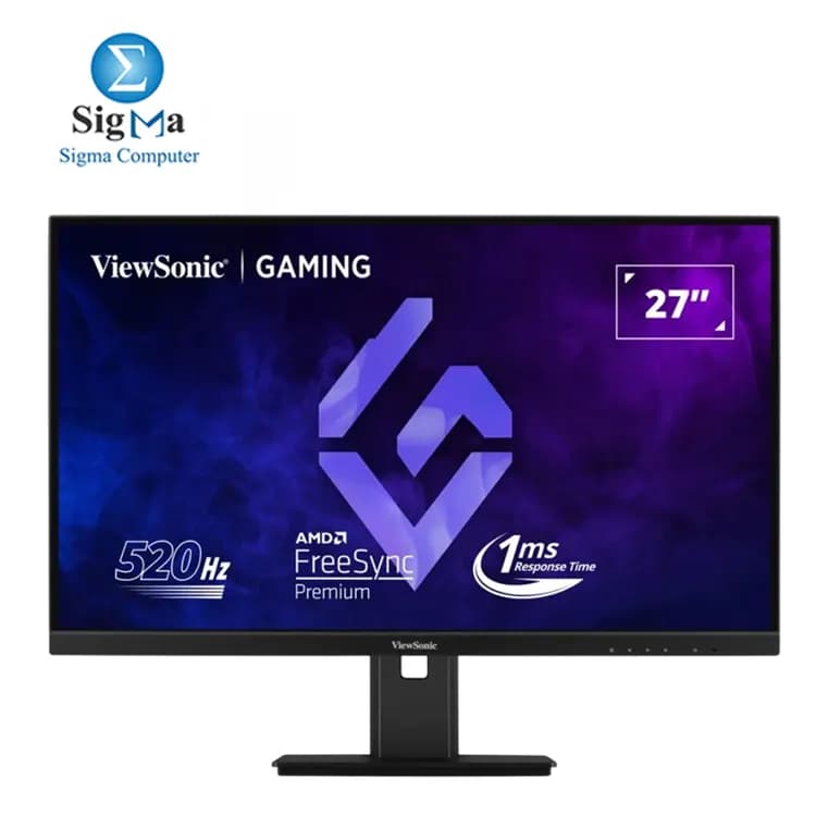 فيوسونيك شاشة 27 بوصة جيمنج XG2737 520Hz 1Ms FHD Fast IPS G-Sync HDR10