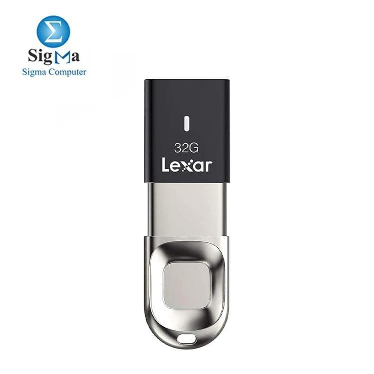 Lexar 32GB Jumpdrive Fingerprint F35 Usb 3.0 Flash Drive, Capacity