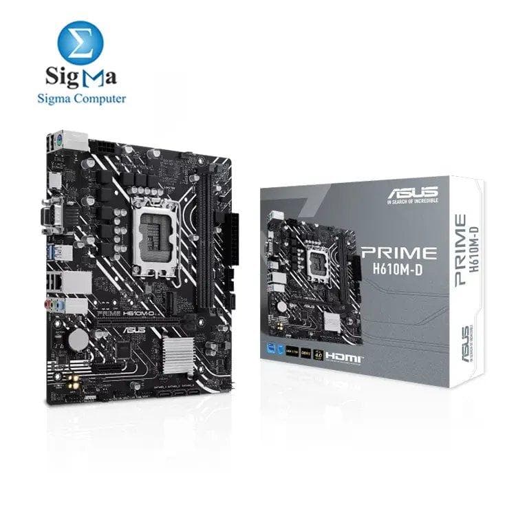 لوحة أم اسوس PRIME H610M-D سوكيت LGA 1700