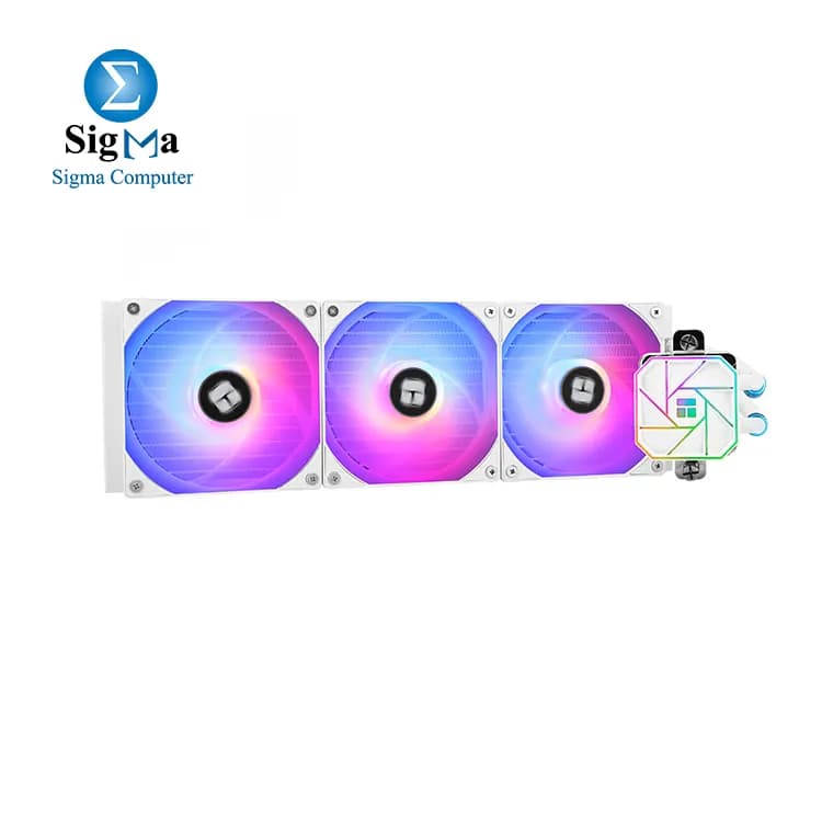 Thermalright Aqua Elite 360 White V3 ARGB Liquid CPU Cooler – High-Performance 360mm AIO with 3× TL-C12W-S V2 PWM Fans, Intel LGA115X/1200/1700/1851/2011/2066 & AMD AM4/AM5 Compatible