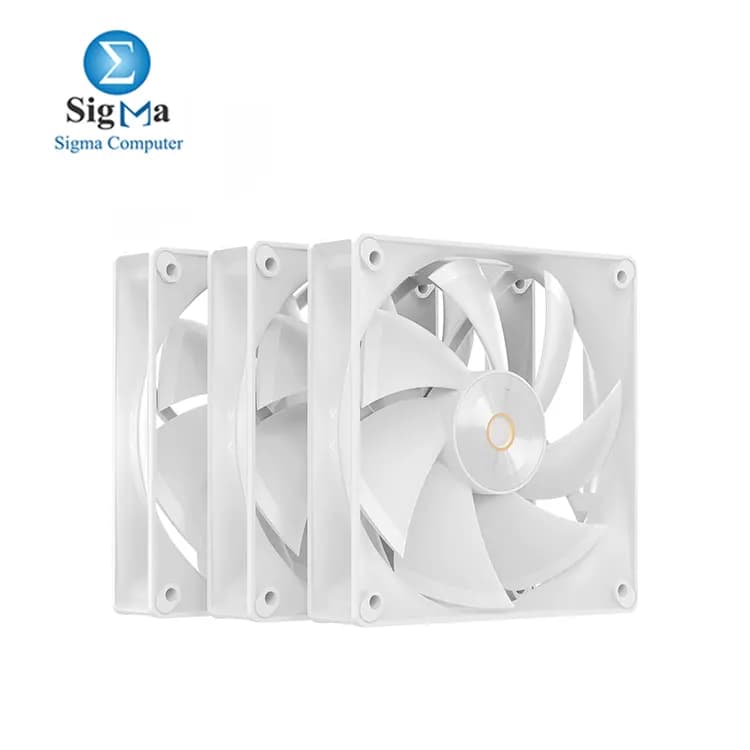 مراوح Ocypus Delta F12 أبيض 3 في 1