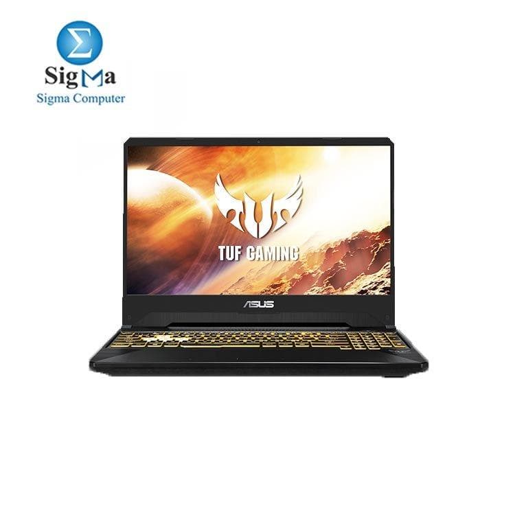 لابتوب اسوس TUF Gaming FX505DV-AL110T بمعالج Ryzen 7 3750H، شاشة 15.6 بوصة FHD 120Hz، رام 16GB، هارد 1TB HDD و 512GB SSD، كرت شاشة RTX 2060 6GB، ويندوز 10