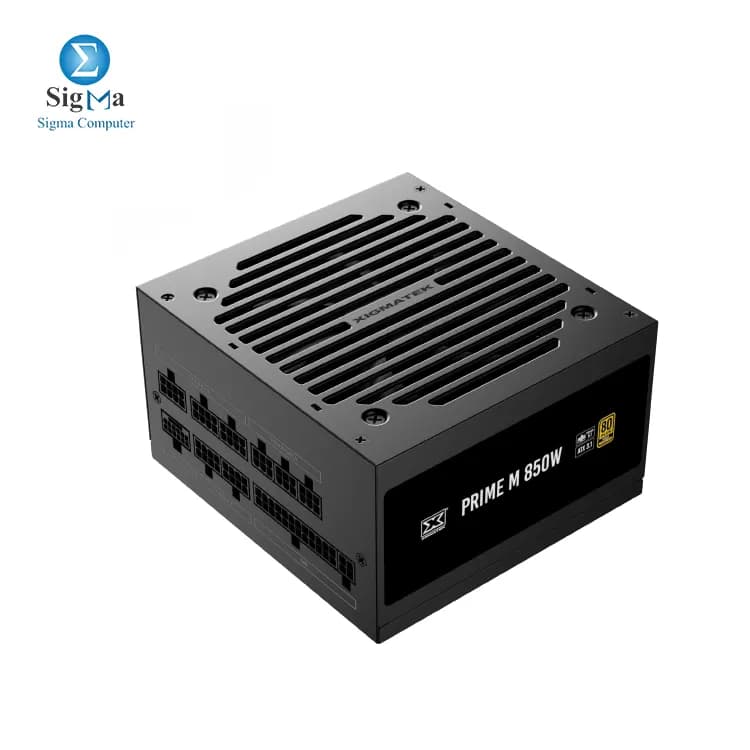 XIGMATEK Prime M 850W 80 PLUS EU Gold PCIe 5.1 Power Supply - Black | EN48067