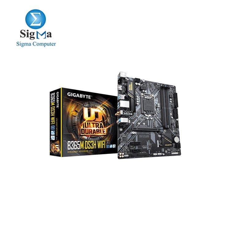 GIGABYTE Intel B365M DS3H Wifi Ultra Durable motherboard