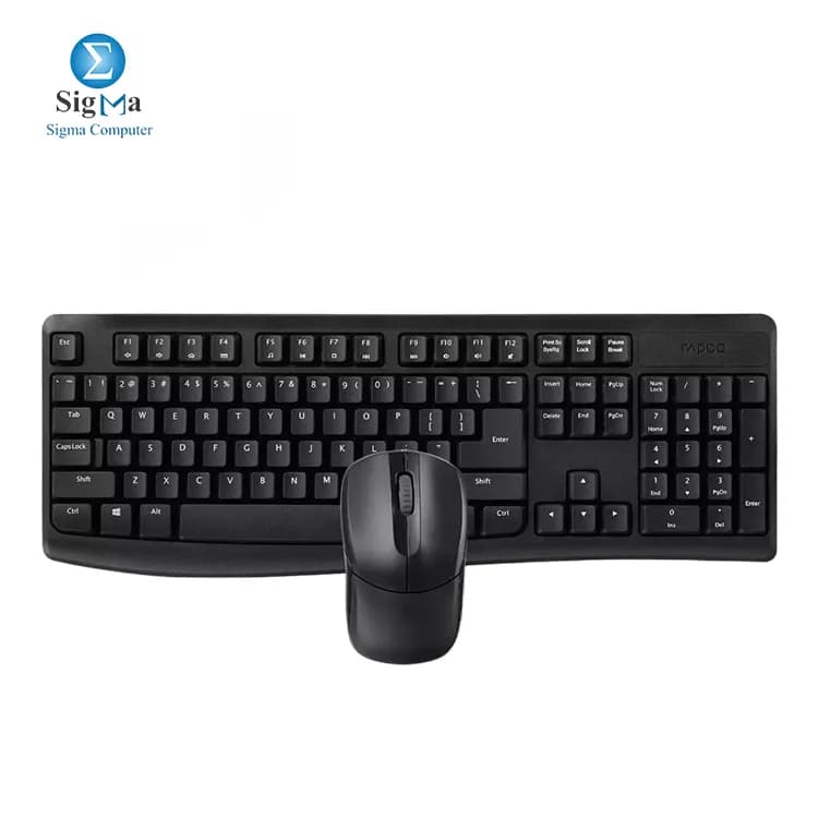 كومبو كيبورد وماوس لاسلكي من Rapoo موديل X1800 Pro