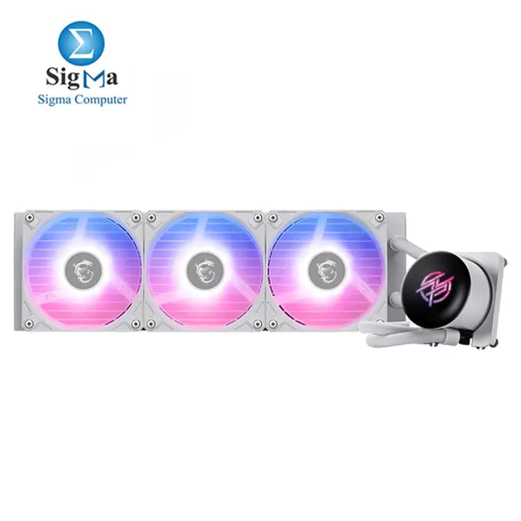مبرد مائي ام اس اي MPG CORELIQUID P13 360 ابيض