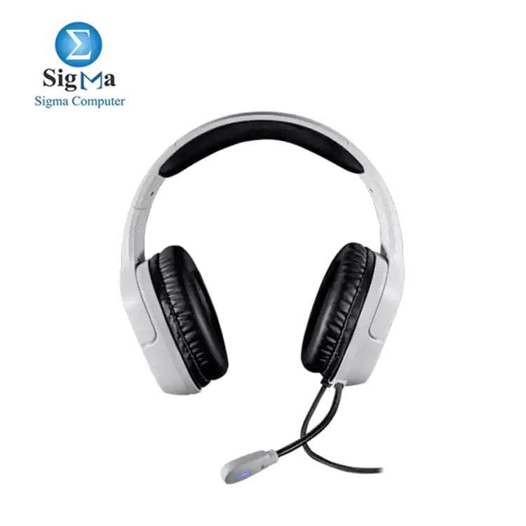 سماعة جيمنج جالكس SONAR (SNR-04W) USB 7.1 Channel RGB لون أبيض