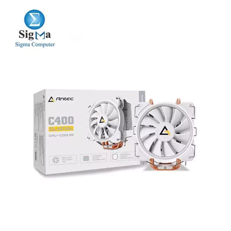 مبرد معالج Antec C400 Glacial 120mm بإضاءة LED بيضاء