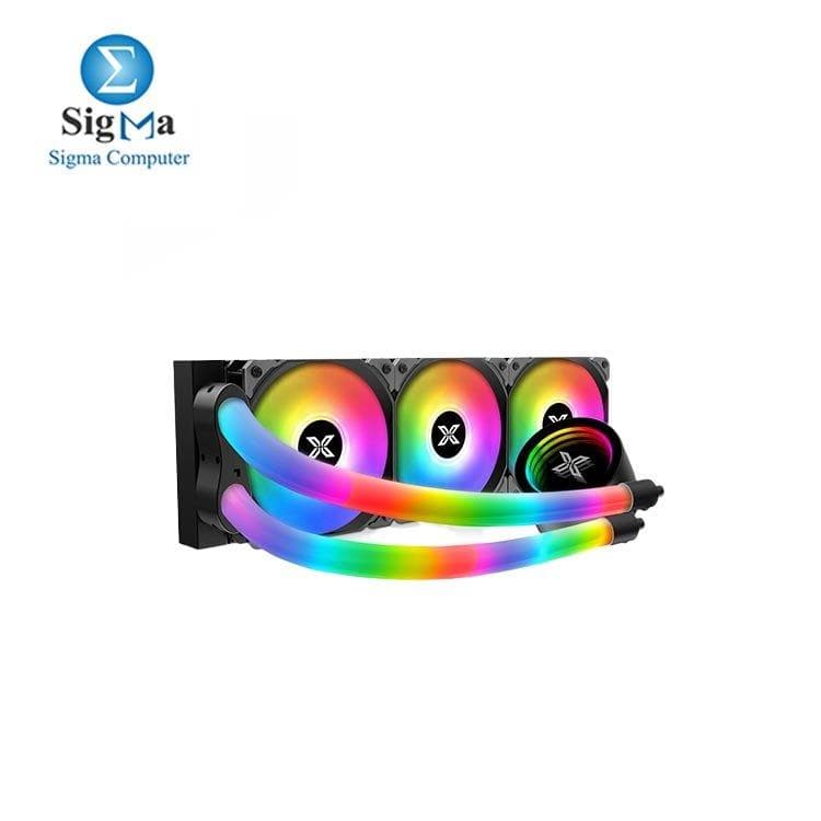 XIGMATEK LIQUID COOLER NEON AQUA 360 ARGB PUMP AIO