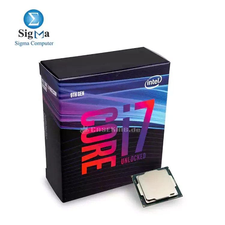 معالج ديسكتوب انتل Core i7-9700K Coffee Lake بـ 8 أنوية 3.6 GHz (4.9 GHz تيربو) مقبس LGA 1151 (سلسلة 300) 95W مع كرت شاشة انتل UHD Graphics 630