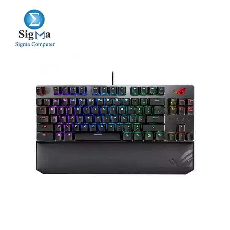 كيبورد جيمنج اسوس ROG Strix Scope TKL Deluxe بإضاءة RGB