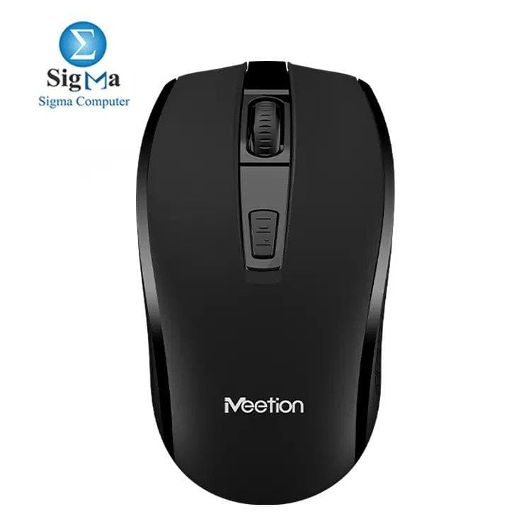 MEETION R560 Wireless Black Mouse With 2.4GHz USB Nano receiver, 1600dpi