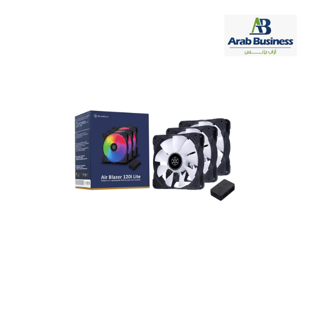 Air Blazer 120i Lite Brilliant 3-in-1 addressable RGB fan pack with controller