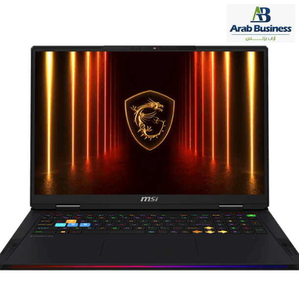 MSI Raider 18 HX AI A2XWJG – Core Ultra 9 285HX – 64GB DDR5 – 2TB SSD – RTX 5090 24GB – 18″ UHD+ 120Hz – Windows 11 – Titanium Dark Gray  ( 9S7-182462-689 )