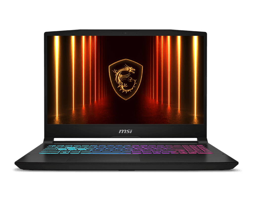 LAPTOP MSI ( 9S7-1587C1-832 ) Katana 15 HX B14WEK Black Intel Core i7-14650HX RAM 16G DDR5 8GB*2 HDD 512 GB NVMe PCIe SSD Gen4x4 VGA NVIDIA GeForce RTX 5050 Laptop GPU GDDR7 8GB 15.6 QHD ( 2560*1440 ) 165Hz RGB Gaming Keyboard Windows 11 Home A 2 Year