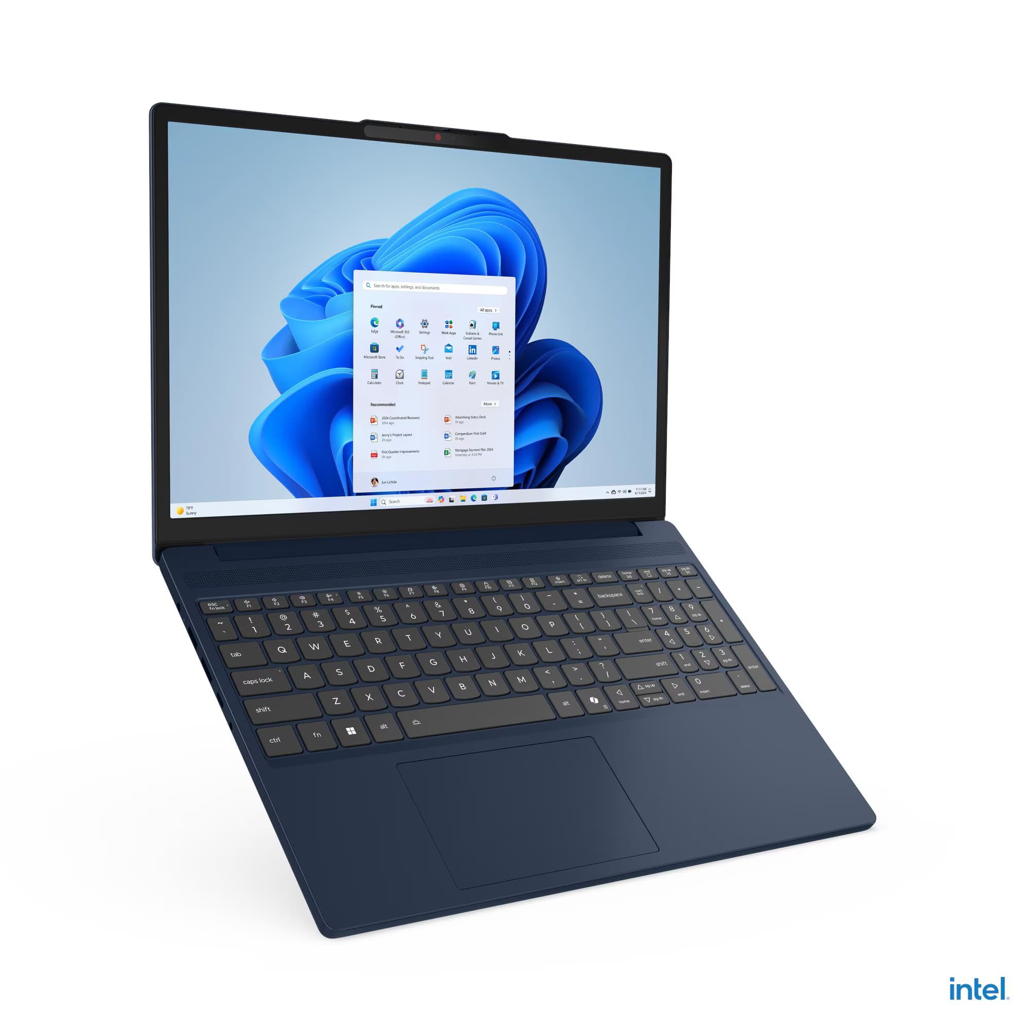 Laptop Lenovo Ideapad Slim 3 15IRH10 Intel Core i7 13620H  RAM16GB DDR5 4800 SSD 512GB M2 NVME Vga Intel UHD  15.3” WUXGA  Graphics Blue + Bag Mouse – 83K100QRED