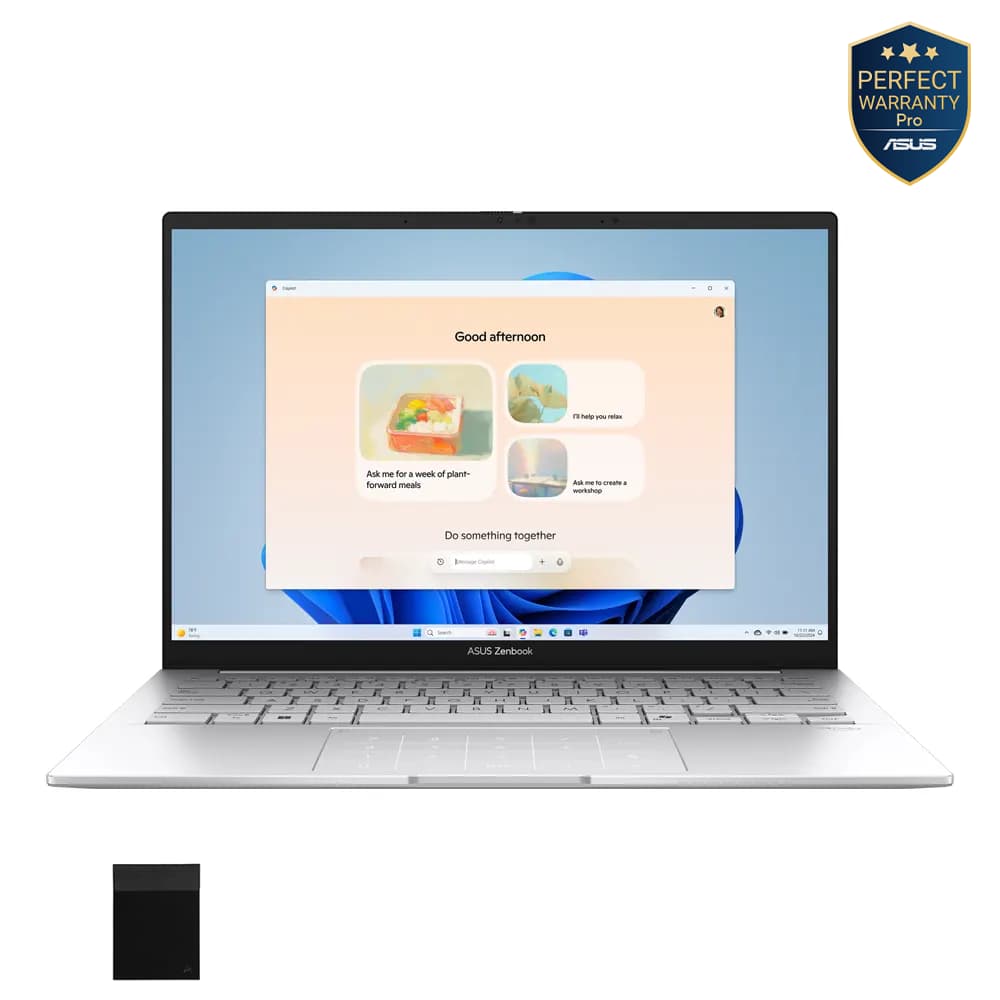 ASUS Zenbook 14 UX3405CA-PZ007W – Ultra 7 255H -16GB – 1TB SSD – Arc Graphics – 14 inch 3k Touch Screen 120Hz