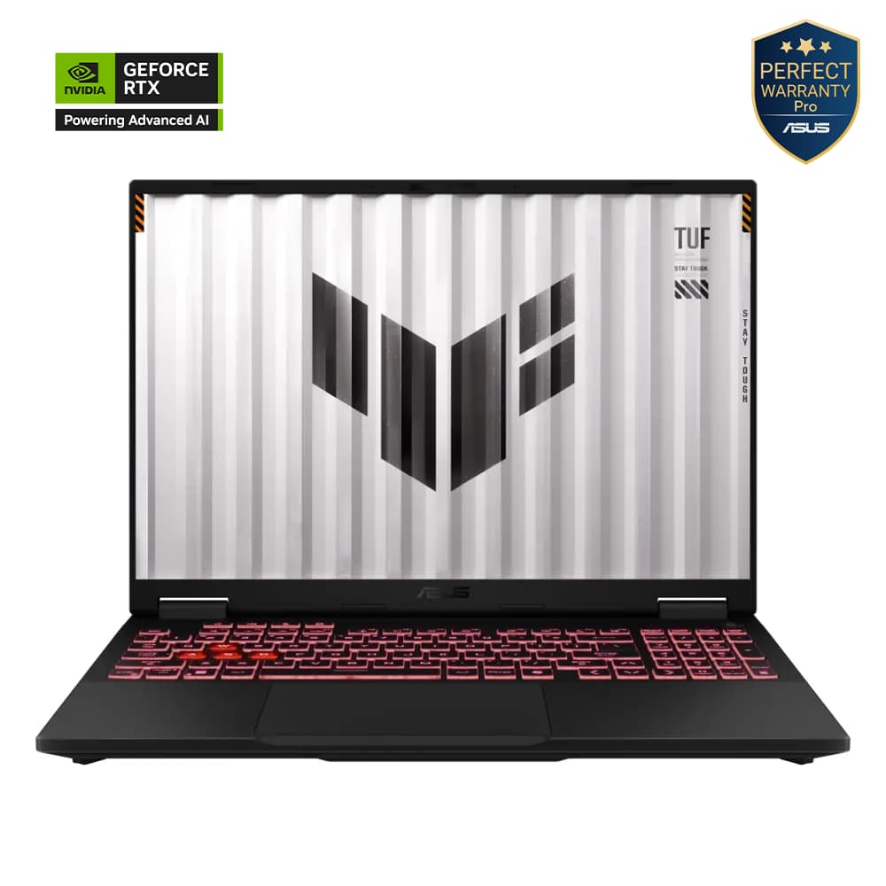 ASUS TUF Gaming A16 FA608PM-RV169W – GeForceRTX 5060 – AMD Ryzen 9 8940HX – 16GB – 1TB SSD – 16 inch  FHD 165Hz – Windows 11