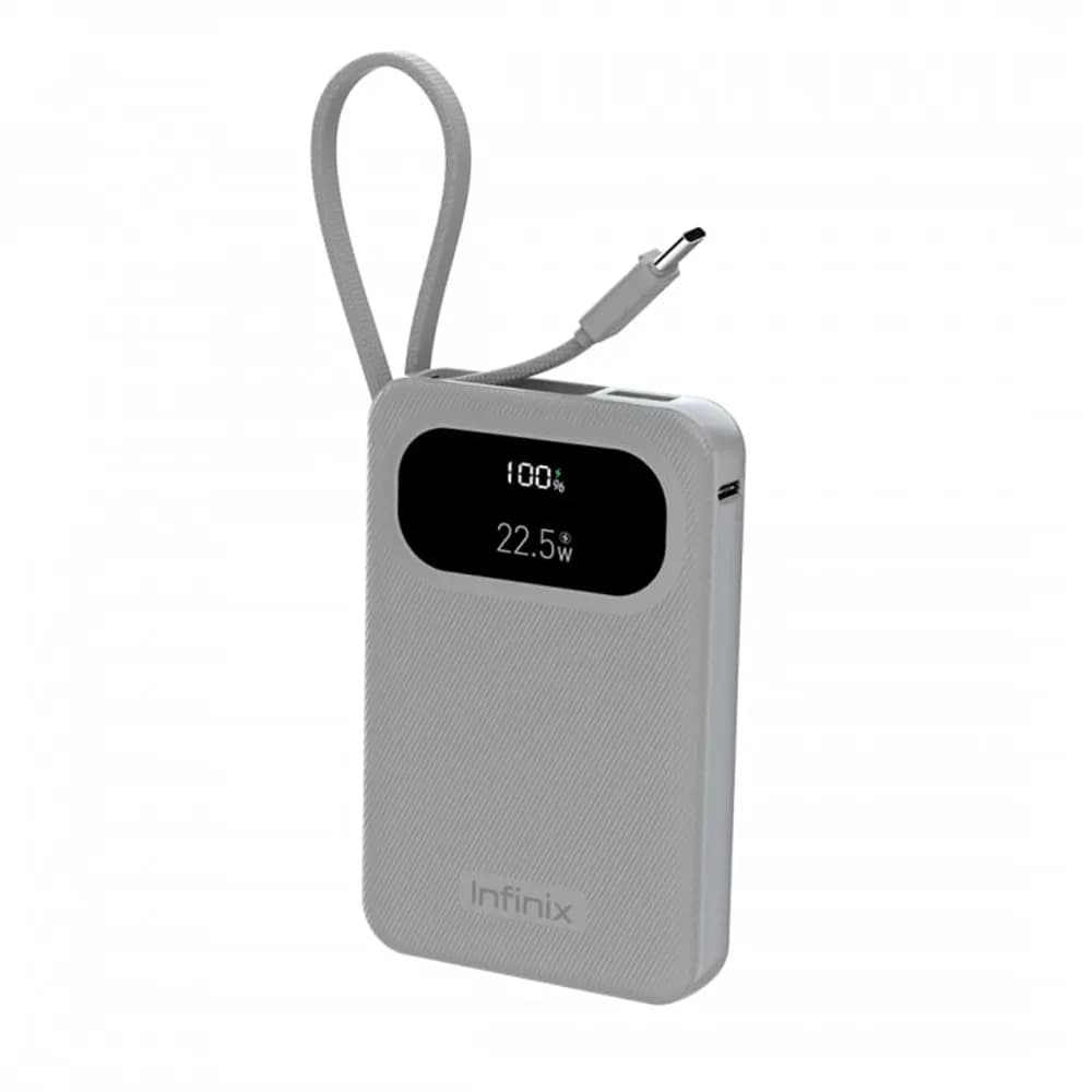 Infinix XP10 Pro 10,000 mAh Power Bank with Built-in Cable 22.5w