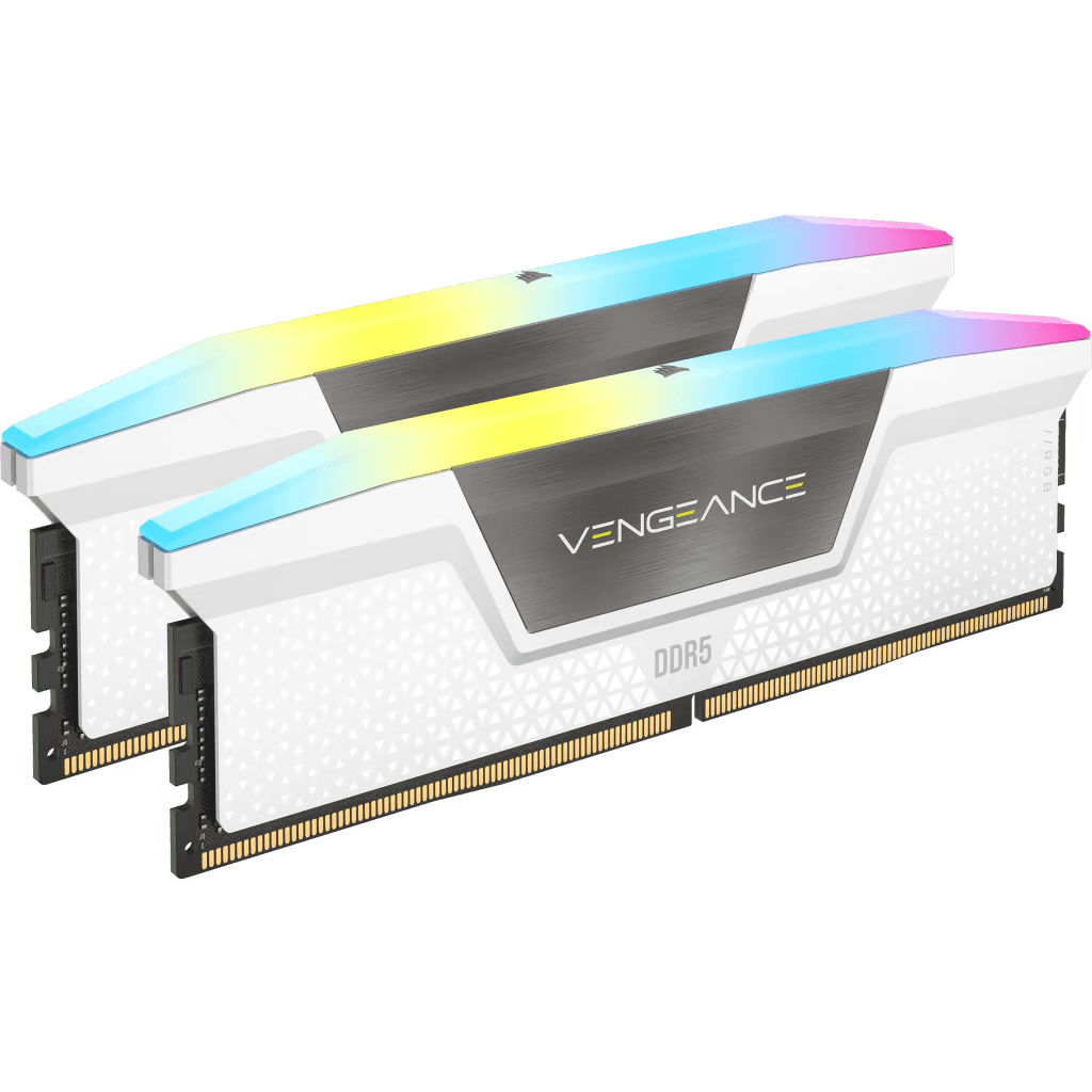 64GB 6400MT/s CL32C CORSAIR VENGEANCE RGB,White