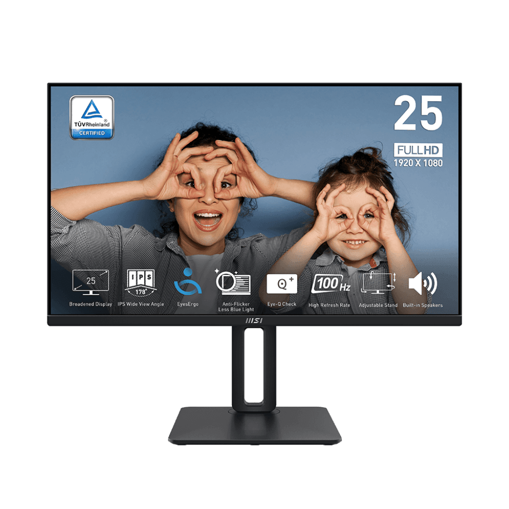 MSI PRO MP251P IPS,100HZ,SPEAKER,Adjustable Stand