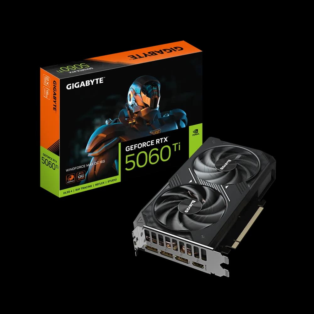 RTX 5060 Ti WINDFORCE MAX OC 16G GIGABYTE GeForce