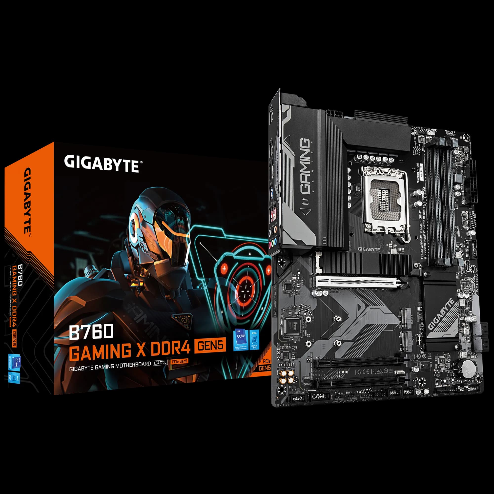 B760 GAMING X DDR4 GEN5 GIGABYTE INTEL MOTHERBOARD