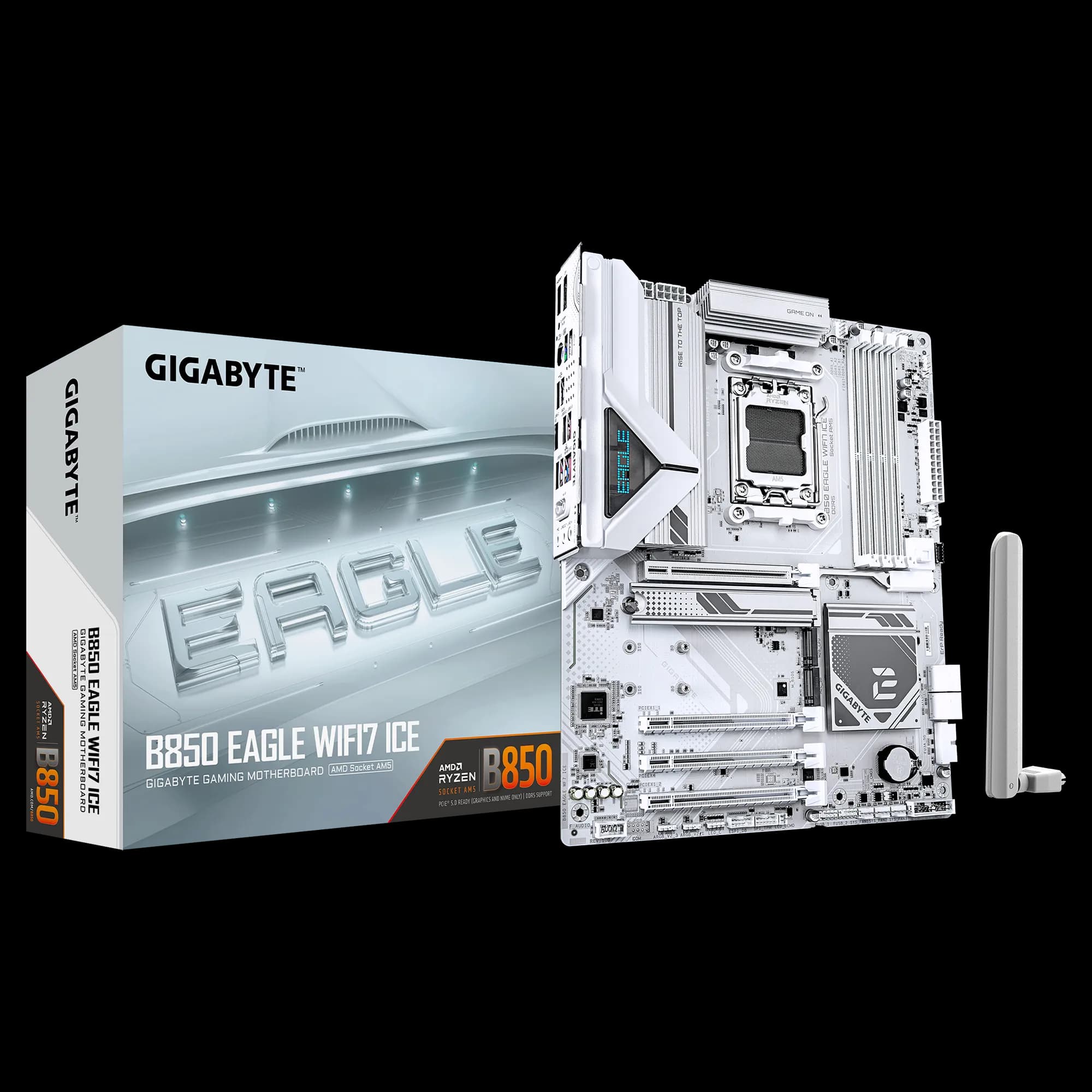 B850 EAGLE WIFI7 ICE RYZEN MOTHERBOARD