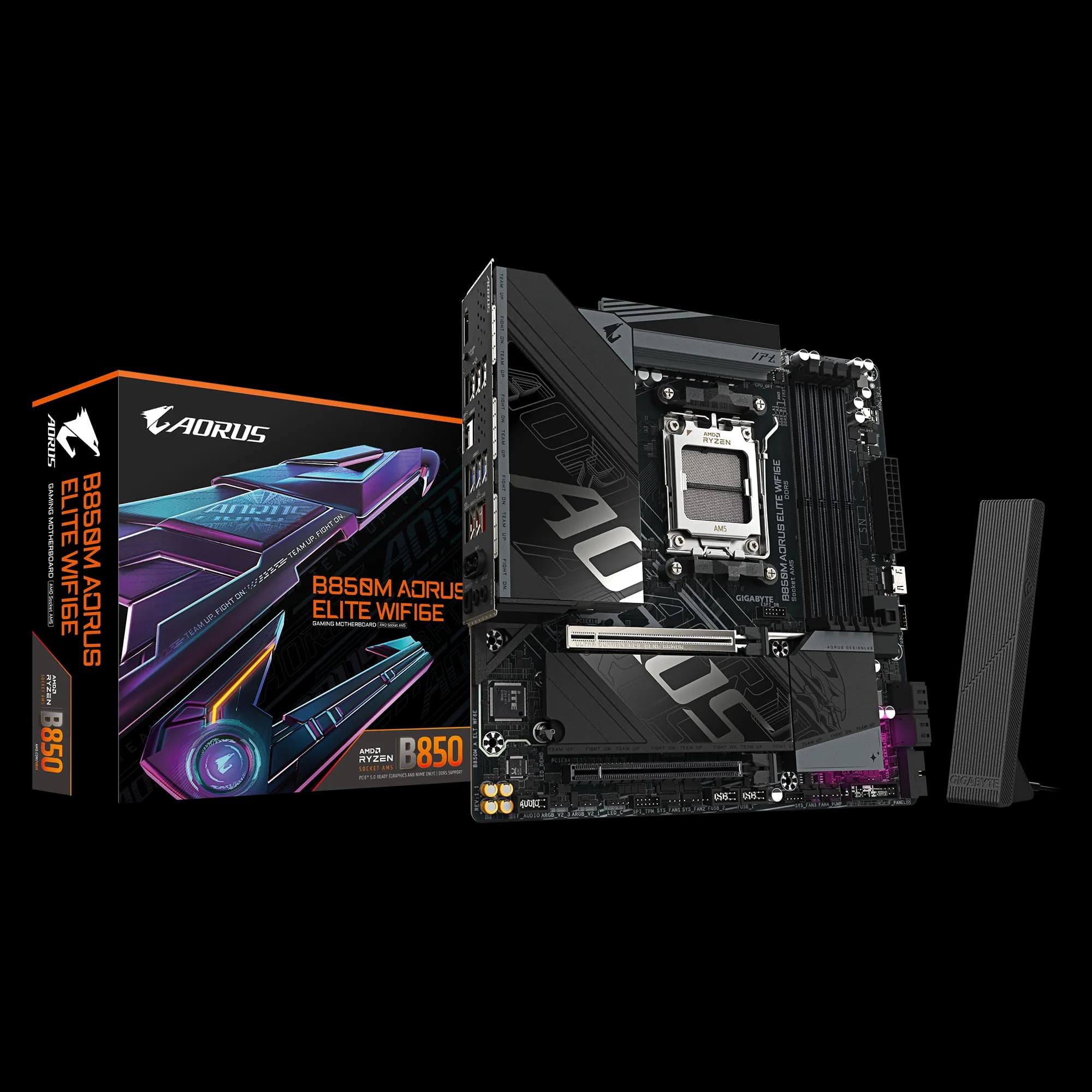B850M AORUS ELITE WIFI6E RYZEN MOTHERBOARD