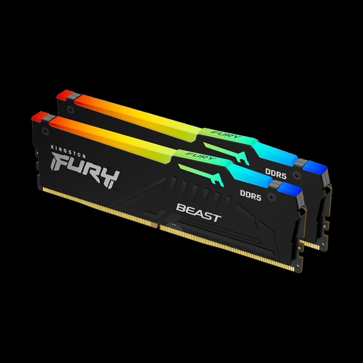 64GB 6000MT/s CL30 Kingston FURY Beast RGB KIT DDR5 Desktop Memory