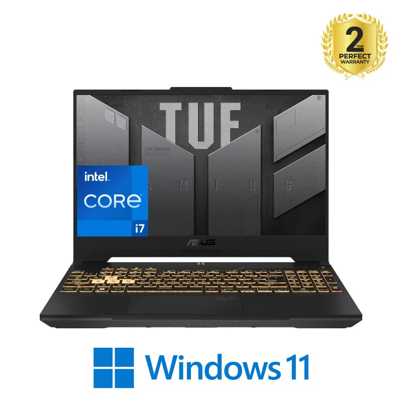 ASUS TUF GAMING F15 FX507ZV4-LP007W, I7-12700H, 16GB, 512 SSD, RTX 4060 8GB, 15.6 INCH FHD 144HZ, WIN11