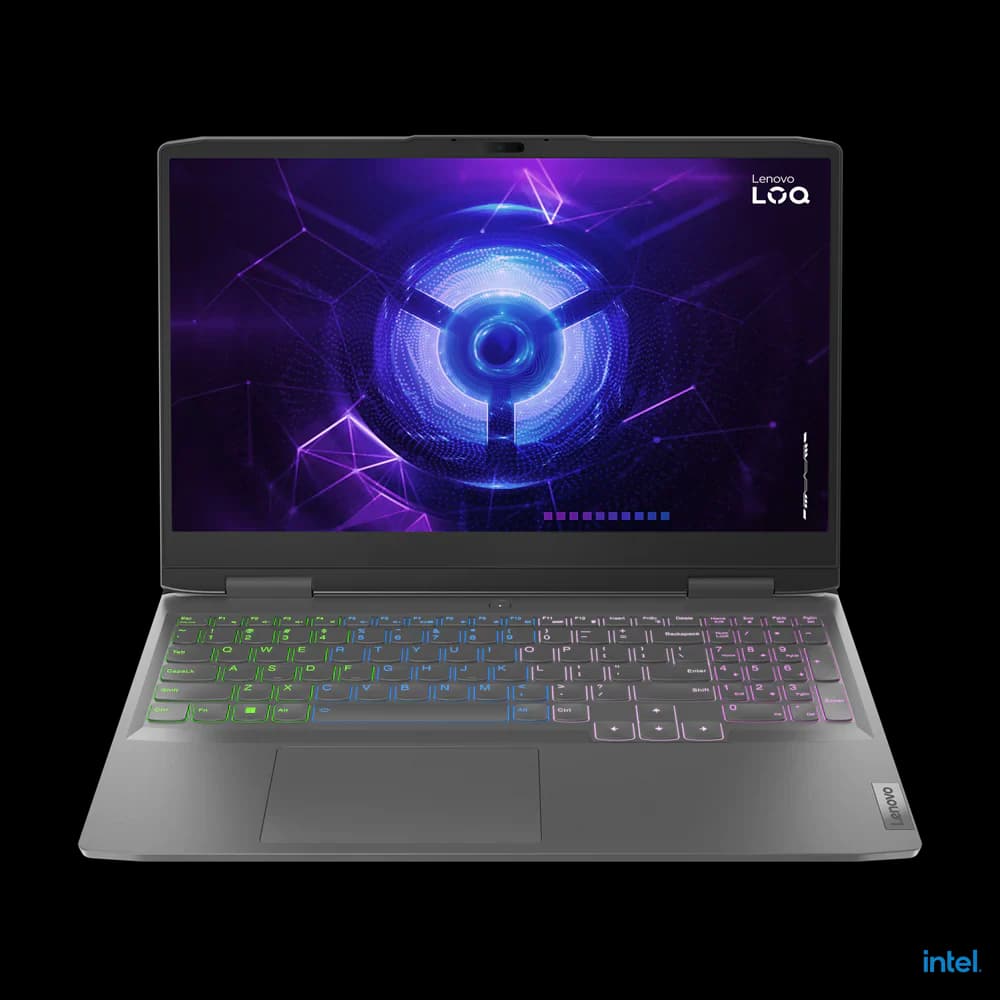 LENOVO LOQ 15IRX9 83DV008QED Core i7-13650HX 14 Cores – RTX 3050 6GB – 16GB DDR5 4800 – 512GB SSD M.2 – 15.6 FHD 100% sRGB IPS 144HZ – 2Y Warranty