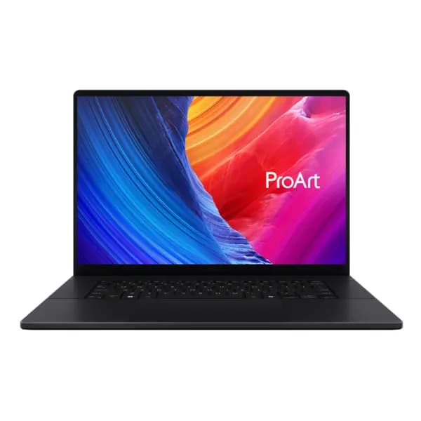 ASUS ProArt P16-H7606WW-SE926W  ( 90NB17F1-M00180 )- AMD Ryzen™ AI 9 HX 370 – NVIDIA RTX 5080 16GB – 64GB LPDDR5X on board ( 2×32 ) – 2TB M.2 SSD – 16.0-inch OLED 4K 0.2ms 120Hz 1600nits HDR 100% DCI-P3 – RGB Backlit – Windows 11 – BAG