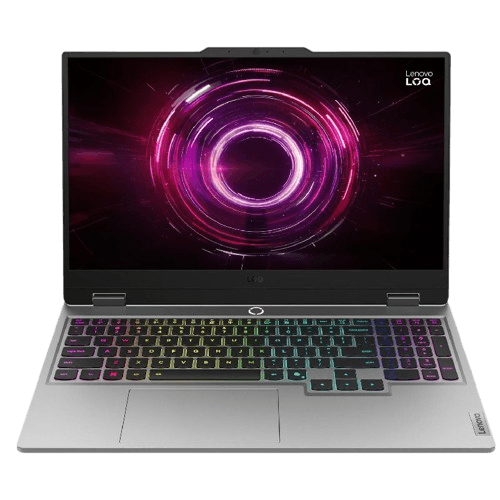Lenovo LOQ 15AHP10 83JG002BED AMD Ryzen 7 250 – 512 GB SSD – 16 GB RAM DDR5 –  NVIDI RTX 5050 8 GB – 15.6 Inch FHD 144HZ –  DOS – Luna Grey – 2Y Warranty