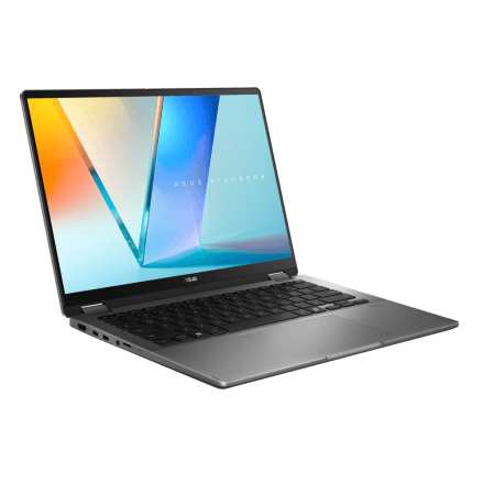 ASUS Vivobook 14 Flip TP3407SA-SG157W( 90NB14Y1-M00EY0 ) Intel Core Ultra 7 256V – 16GB LDDR5X – 512GB SSD – 14.0-inch OLED Touch screen – FHD camera with IR – ASUS Pen SA203H-MPP2.0 – Win 11