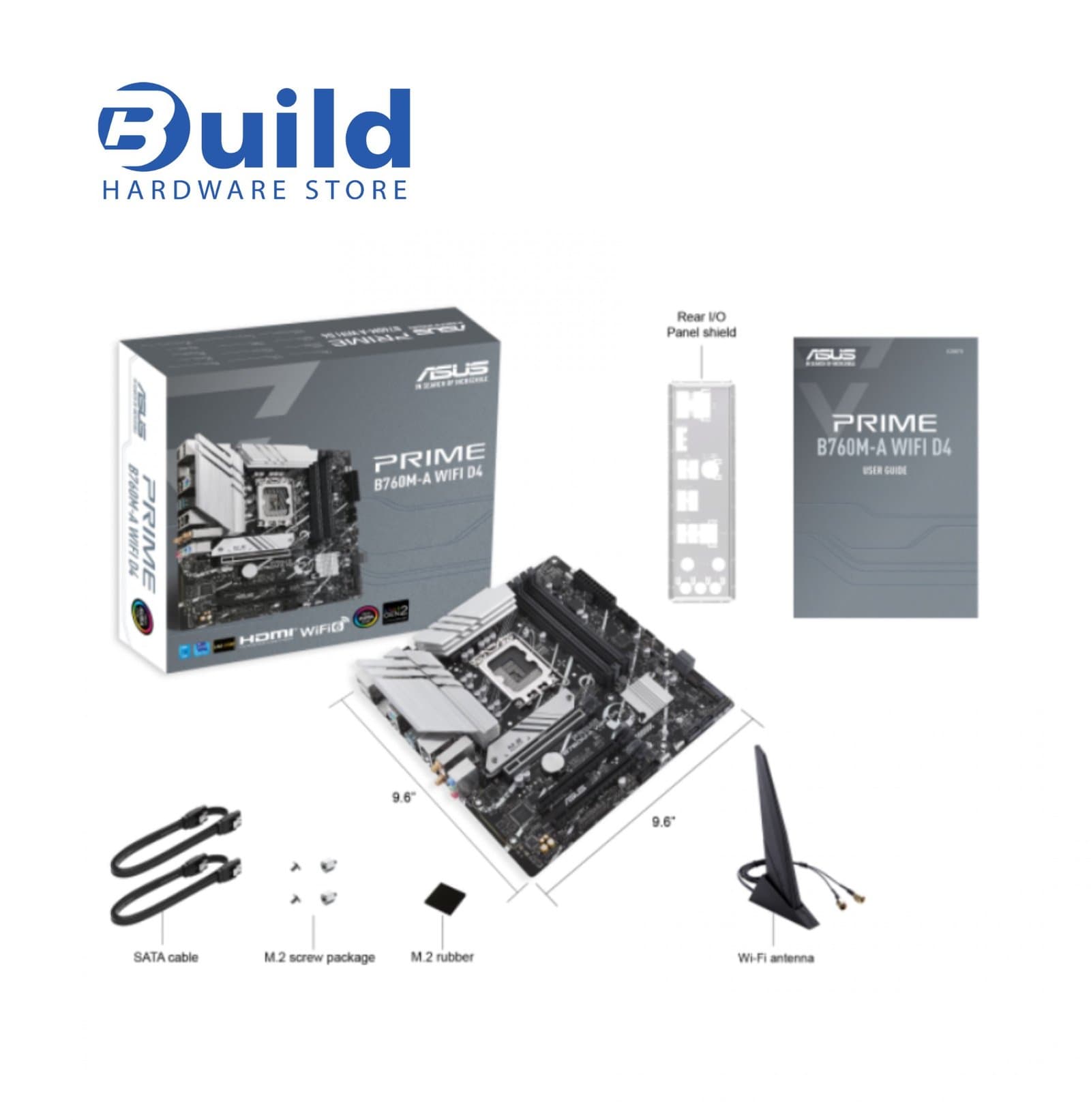 لوحة أم اسوس PRIME B760M-A WIFI D4 – انتل B760 LGA 1700 mATX