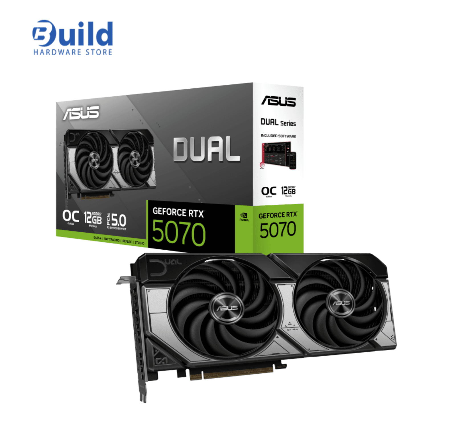 ASUS Dual GeForce RTX 5070 12GB GDDR6 – Ray Tracing