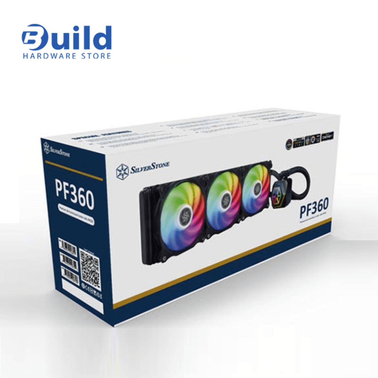 SILVERSTONE 360ML Liquid CPU Cooler – 360mm Radiator, ARGB