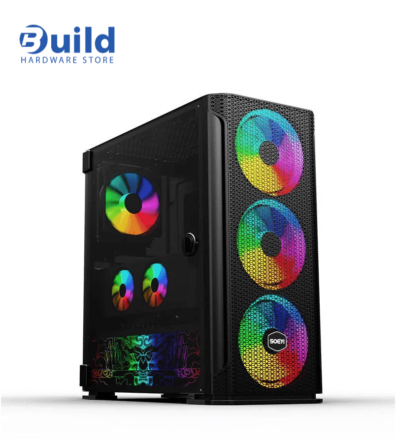 TechnoZone C-300 ARGB Case + PSU 600W 80+ (only build)
