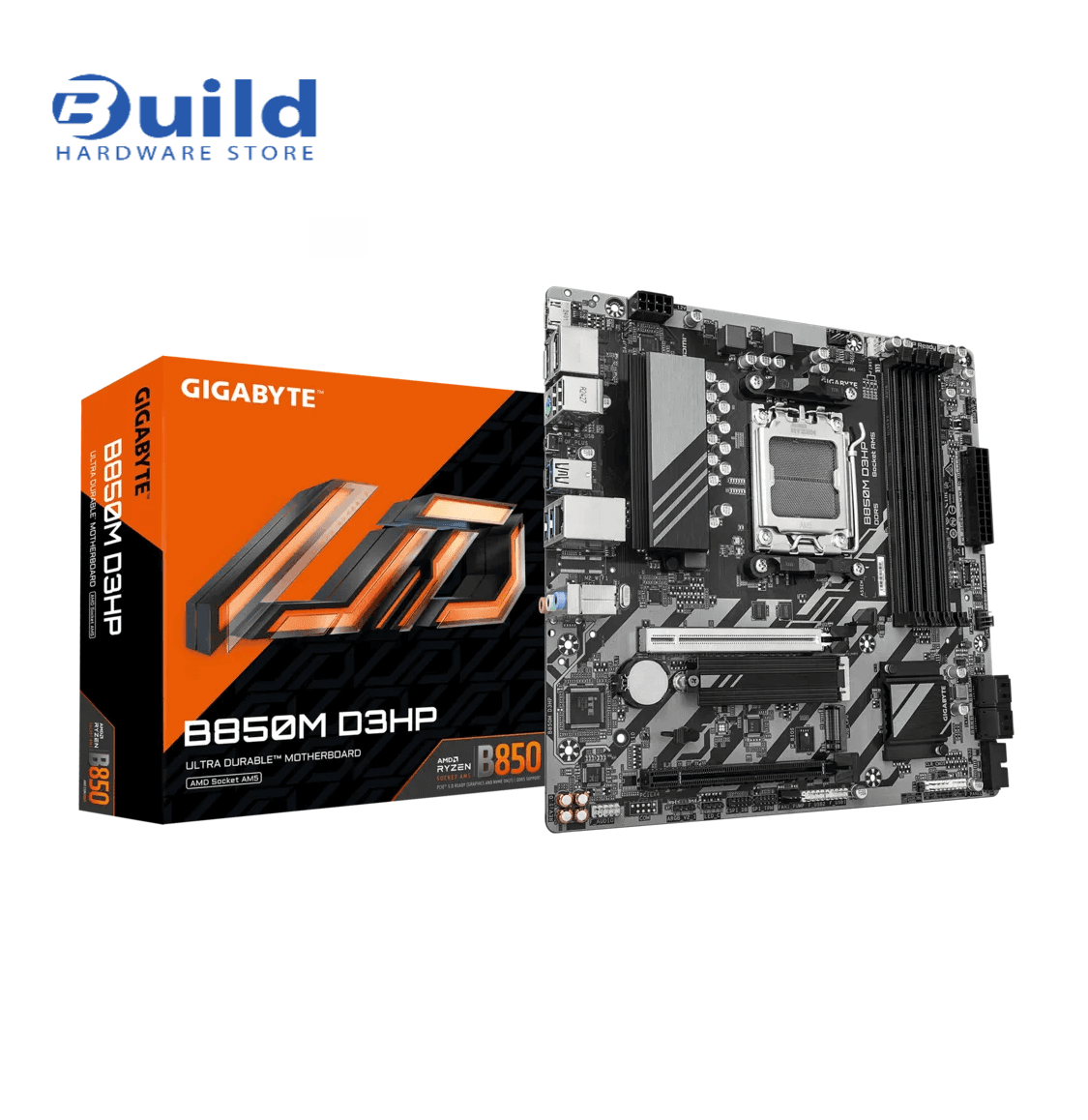 GIGABYTE B850M D3HP 1.0 Micro ATX Motherboard – AMD AM5